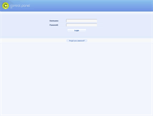 Tablet Screenshot of cp.server272.com